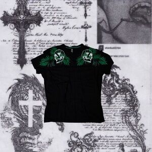 Y2K affliction style shirt
